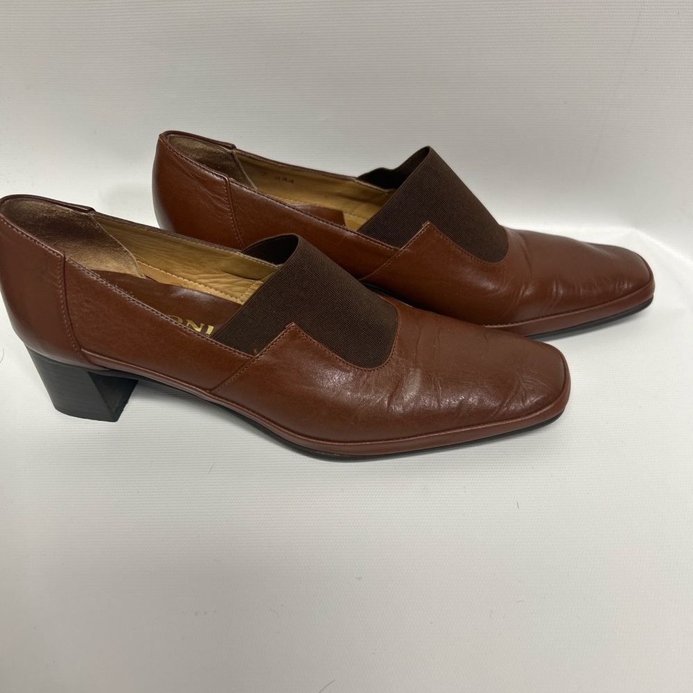 Rangoni Brown Leather Loafers